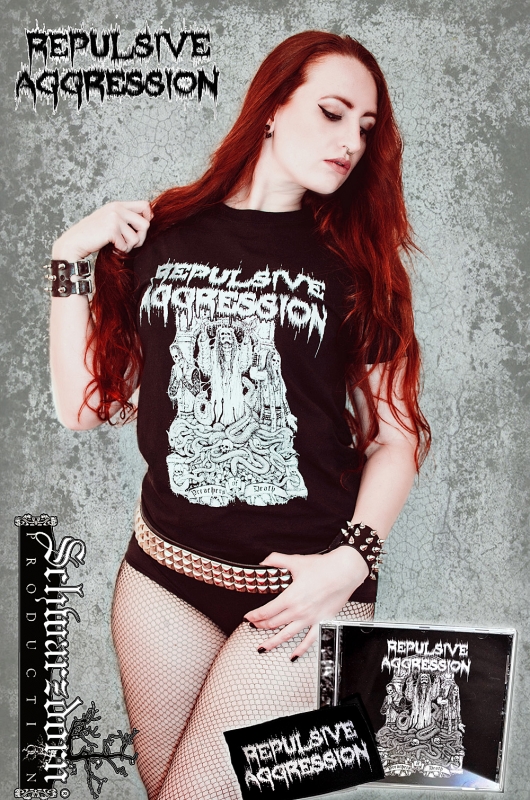 Repulsive Aggression "Preachers of Death" Bundle mit T-Shirt / S-M-L
