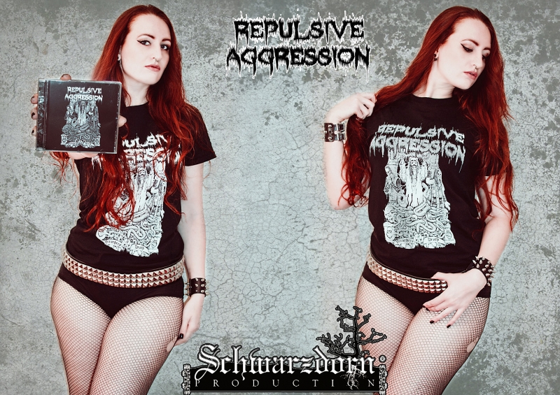 Repulsive Aggression "Preachers of Death" Bundle with T-Shirt / S-M-L