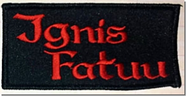 Ignis Fatuu "Logo Patch"